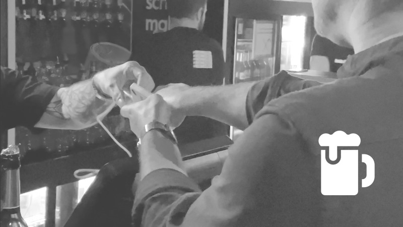 NFC Implantat als Verzehrkarte
